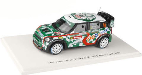 スパーク S3352 1/43 ミニ・ジョン・クーパーワークス WRC 2012年 