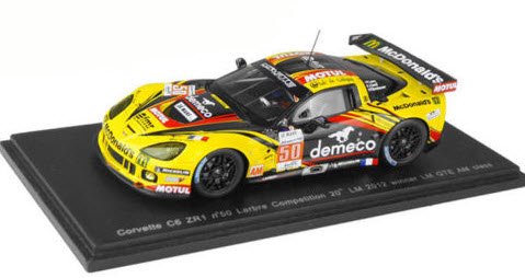 スパーク S3733 1/43 コルベット C6 ZR1 ラルブルコンペティション 2012年 ル・マン24時間 #50 - ミニチャンプス専門店  【Minichamps World】