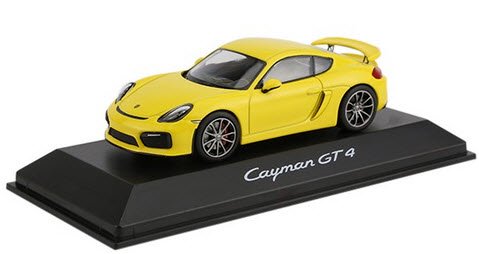 シュコー WAP0204020F 1/43 ポルシェ ケイマン GT4 2015 イエロー