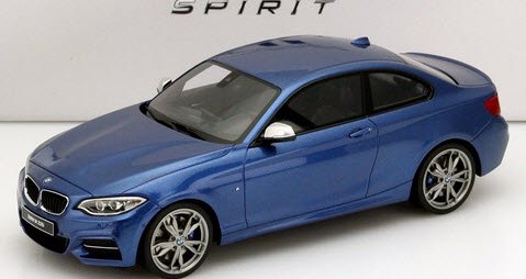 GTスピリット ZM014 1/18 BMW M235i ブルーメタリック - ミニチャンプス専門店 【Minichamps World】