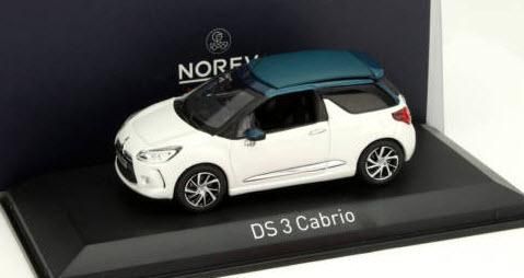 ノレブ 155298 1/43 シトロエン DS3 カブリオ 2015 パールホワイト