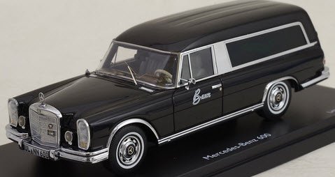 シュコー 450881200 1/43 メルセデス 600 プルマン 霊柩車 - ミニチャンプス専門店 【Minichamps World】