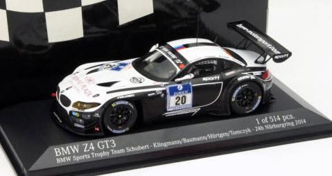 ミニチャンプス 437142030 1/43 BMW Z4 GT3`BMW SPORTS TROPHY TEAM 