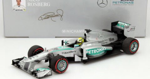 ミニチャンプス 110130109 1/18 メルセデス AMG ペトロナス F1 W04 N.ロズベルグ モナコGP 2013 ウィナー -  ミニチャンプス専門店　【Minichamps World】