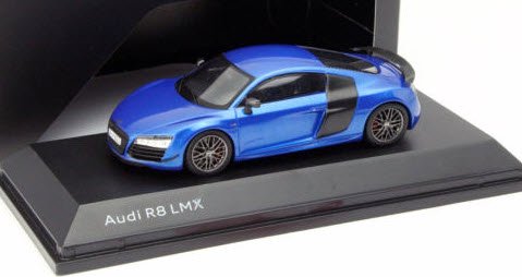 スパーク 5011418413 1/43 アウディ R8 LMX ブルー - ミニチャンプス