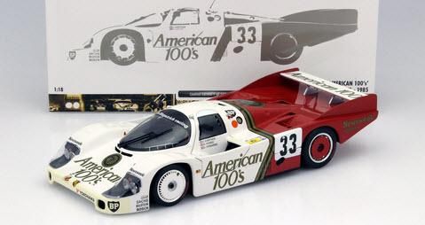 ミニチャンプス 183856933 1/18 ポルシェ 956L #33 American 100's ルマン 24時間 john  fitzpatrick racing 1985 - ミニチャンプス専門店 【Minichamps World】