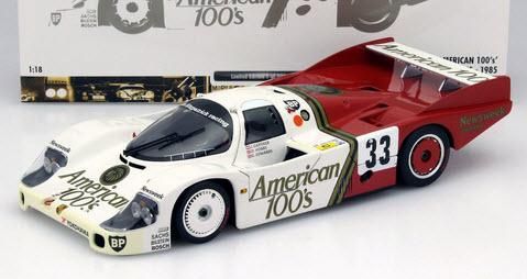 ミニチャンプス 183856933 1/18 ポルシェ 956L #33 American 100's ルマン 24時間 john  fitzpatrick racing 1985 - ミニチャンプス専門店　【Minichamps World】