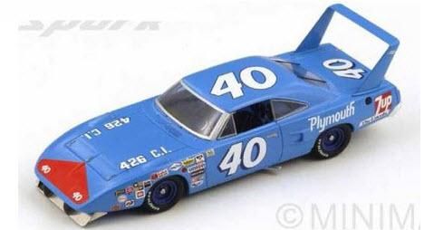 Spark Plymouth Superbird No.40 Winner Daytona 500 1970 1/43