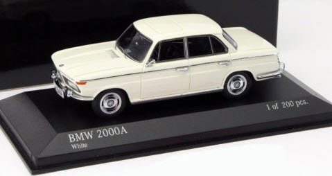 ミニチャンプス 437023002 1/43 BMW 2000A 1962 ホワイト