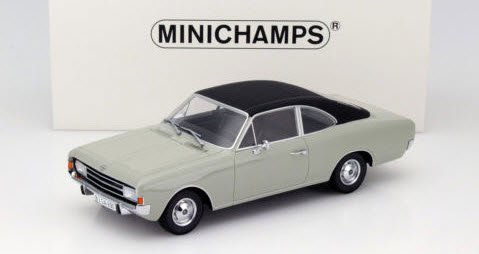 ミニチャンプス 107047022 1/18 オペル レコルト C クーペ 1966 グレー - ミニチャンプス専門店　【Minichamps  World】