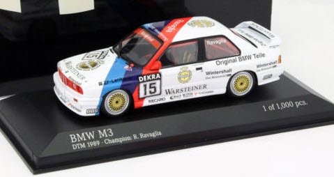 ミニチャンプス 433892015 1/43 BMW M3 (E30) #15 DTM チャンピオン 1989 ロベルト ラヴァーリア -  ミニチャンプス専門店　【Minichamps World】