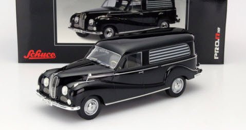 シュコー BMW 502 Barockengel Bestatungs wagen 1/18 ミニカー-