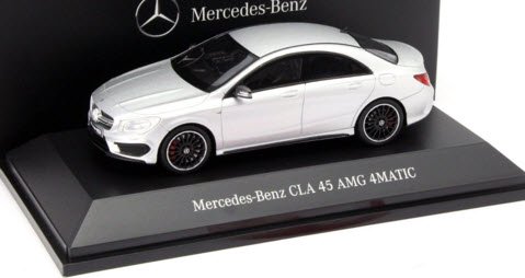 スパーク B66960368 1/43 メルセデス ベンツ CLA 45 AMG 4MATIC 2014 イリジウム シルバー ベンツ特注 -  ミニチャンプス専門店 【Minichamps World】