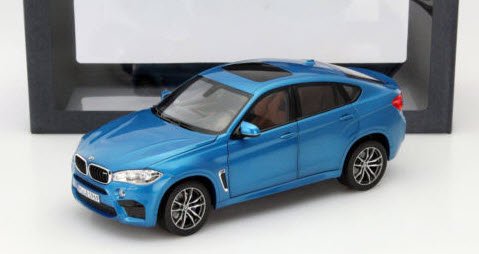 ノレブ 80432364885 1/18 BMW X6 M ブルーメタリック - ミニチャンプス