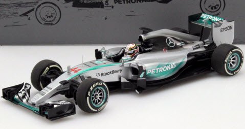 ブランド品買取 ミニチャンプス1/43メルセデスW06 L.ハミルトン 2015年