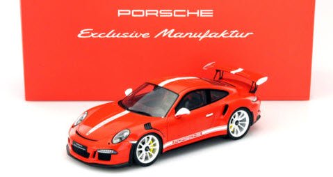 スパーク WAX02100012 1/18 ポルシェ 911 (991) GT3 RS IAA Edition 2015 ラバオレンジ -  ミニチャンプス専門店 【Minichamps World】