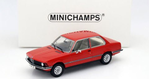 BMW 316 E21 1978 Red ミニカー ミニチャンプス 1/18