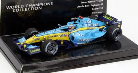 Minichamps 1:43 フェルナンド·アロンソルノーR25のF1世界