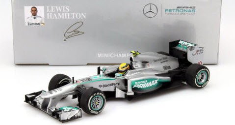 ミニチャンプス 110130110 1/18 メルセデス AMG ペトロナス F1 チーム W04 L.ハミルトン 2013 マレーシアGP 初表彰台  - ミニチャンプス専門店 【Minichamps World】