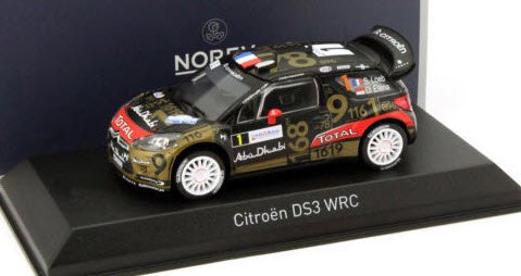 ノレブ 155361 1/43 シトロエン DS3 WRC 2013年 ラリー・フランス 