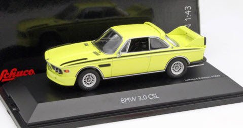 シュコー 450219000 1/43 BMW 3.0 CSL イエロー - ミニチャンプス専門店　【Minichamps World】