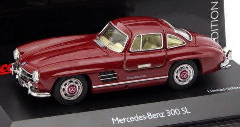 シュコー 450249500 1/43 メルセデス・ベンツ 300SL レッド