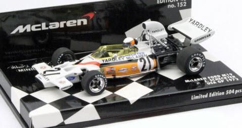 ミニチャンプス 530720021 1/43 マクラーレン フォード M19 #21 J.シェクター アメリカGP 1972 - ミニチャンプス専門店　 【Minichamps World】