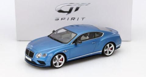 GTスピリット ZM047 1/18 ベントレー コンチネンタル GT V8 S クーペ ブルー メタリック - ミニチャンプス専門店　 【Minichamps World】