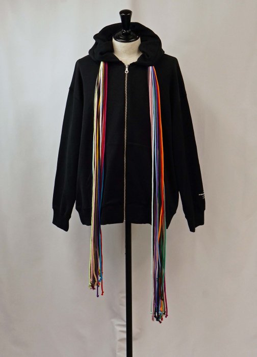 phenomenon multi color cord zip hooded身幅53cm