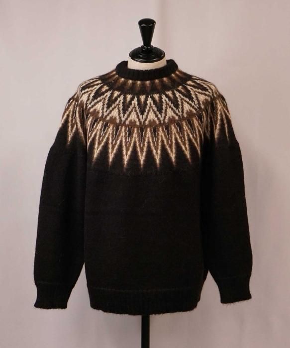 MARKAWARE  NORDIC SWEATER - ALPACA