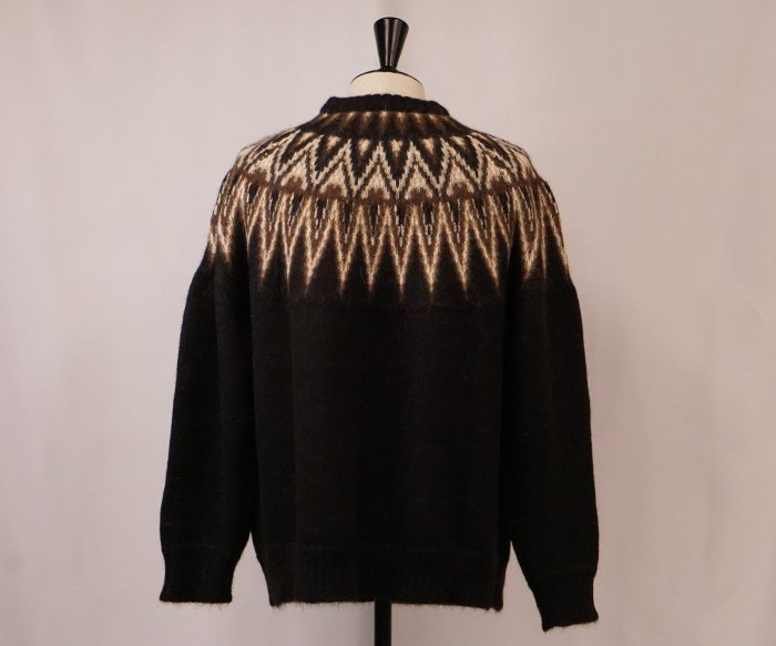 Markaware Nordic sweater alpaca ニット　モヘア
