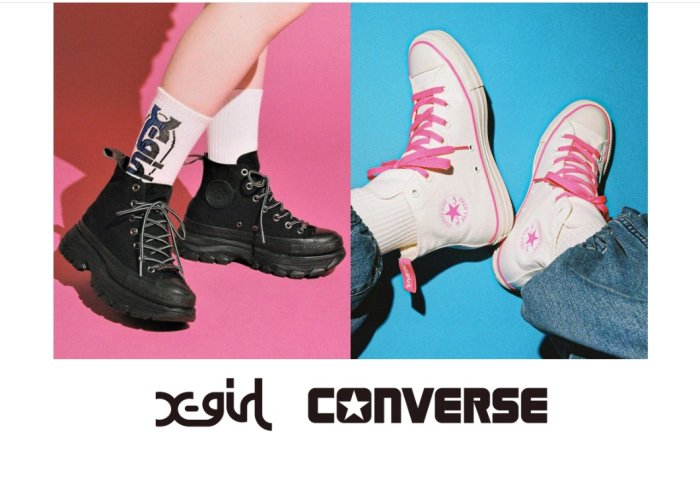 【converse】ALL STAR Ⓡ X-girl TREKWAVE HI