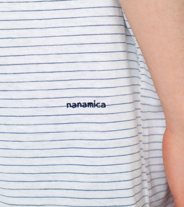 nanamica (ナナミカ) OOAL KODENSHI Stripe H/S Tee