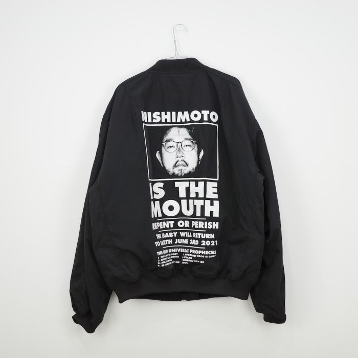 NISHIMOTO IS THE MOUTH (ニシモトイズザマウス) CLASSIC MA-1 JACKET BLACK NIM-O04 通販  正規取扱店 undstar ONLINE STORE