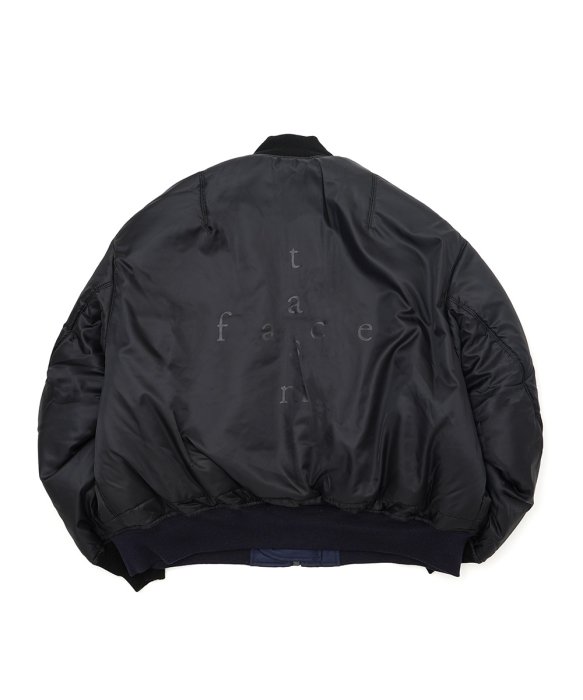 FACETASM (ファセッタズム) FACETASM×AVIREX PATCHED MA-1 JACKET Black×Navy  [MKS-JK-MI5] 通販 正規取扱店 undstar ONLINE STORE