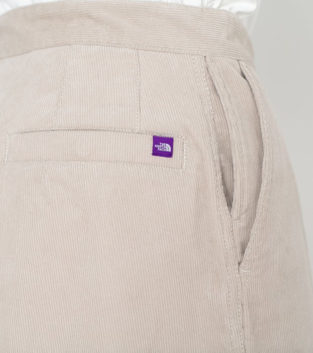 THE NORTH FACE PURPLE LABEL (ザ ノースフェイス パープルレーベル) Corduroy Wide Tapered  Field Pants ST(Stone) [NT5364N] 通販 正規取扱店 undstar 山口