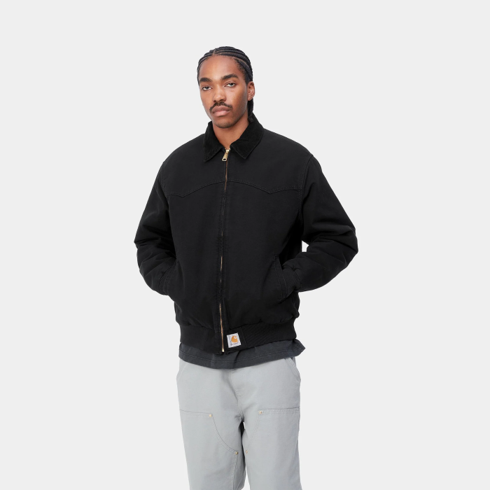 carhartt WIP (カーハートWIP) OG SANTA FE JACKET Black / Black ...