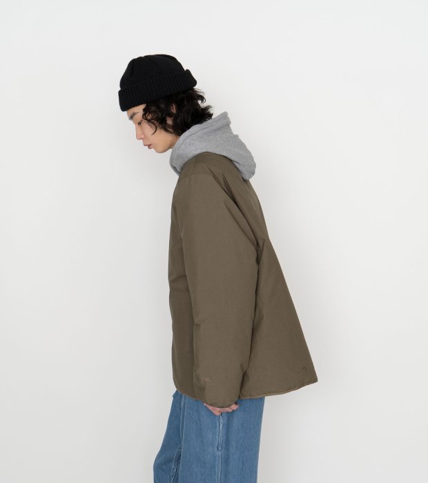 nanamica (ナナミカ) Reversible Down Cardigan KB(Khaki Beige