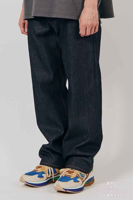 DIGAWEL (ディガウェル) STRAIGHT DENIM PANTS NAVY [DWWA015] 通販