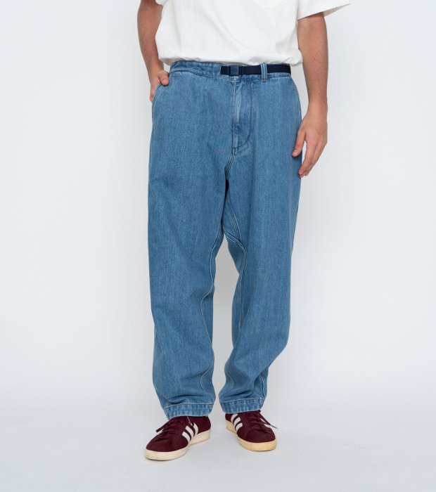 THE NORTH FACE PURPLE LABEL (ザ ノースフェイス パープルレーベル) Denim Wide Tapered Field  Pants ID(Indigo) [NT5418N] 通販 正規取扱店 undstar 山口