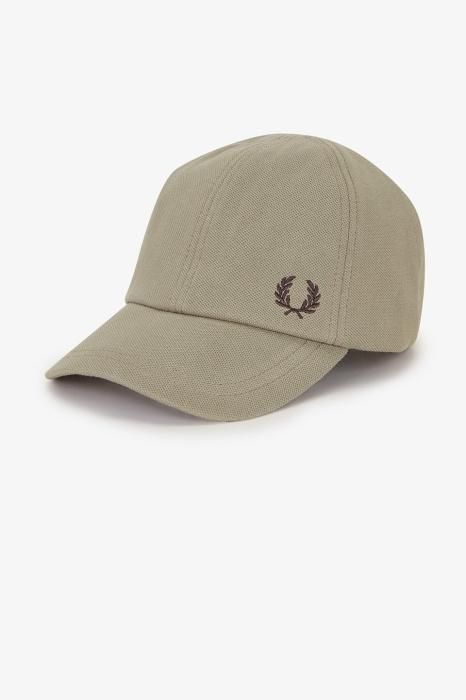 FRED PERRY (フレッドペリー) Pique Classic Cap WARM GREY