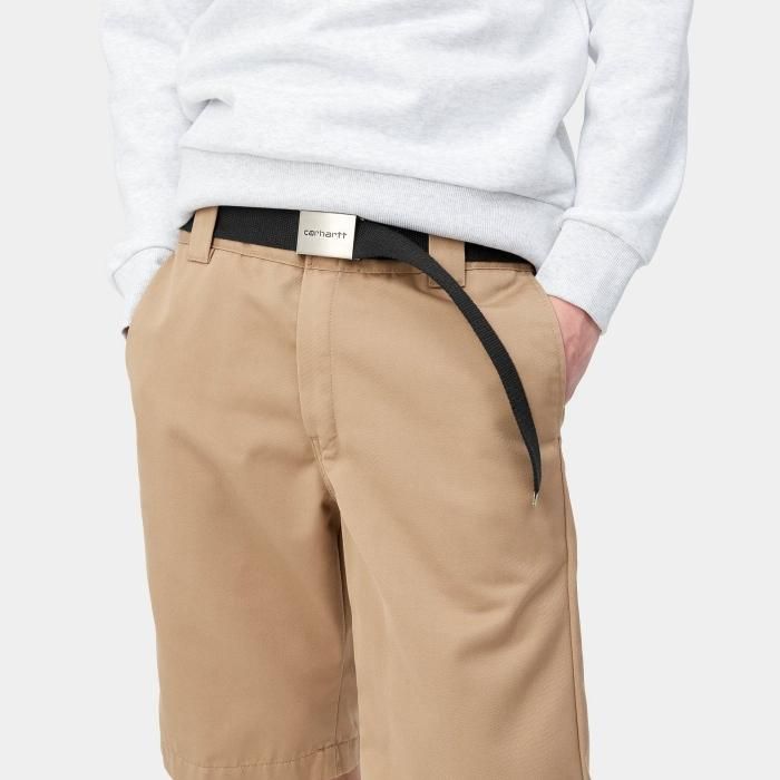 CARHARTT WIP メンズ カジュアルベルト I019176 1YFXX Carhartt WIP Clip Belt Chrome | Leather – Page Clip Belt Chrome