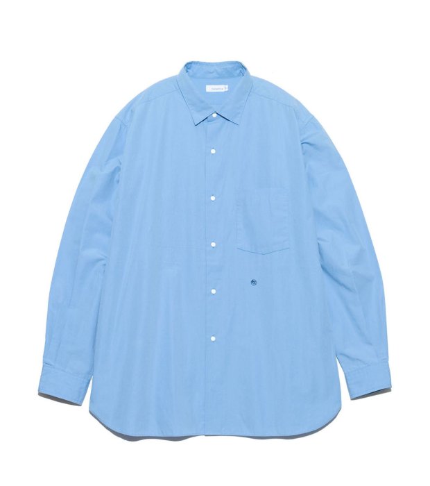 nanamica (ナナミカ) Regular Collar Wind Shirt SX(Sax) [SUGS400] 通販 正規取扱店  undstar ONLINE STORE