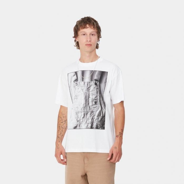 Carhartt XL ルーズフィットオーバーオール ホワイト Carhartt オーバーオール サロペット ルーズフィット デニム