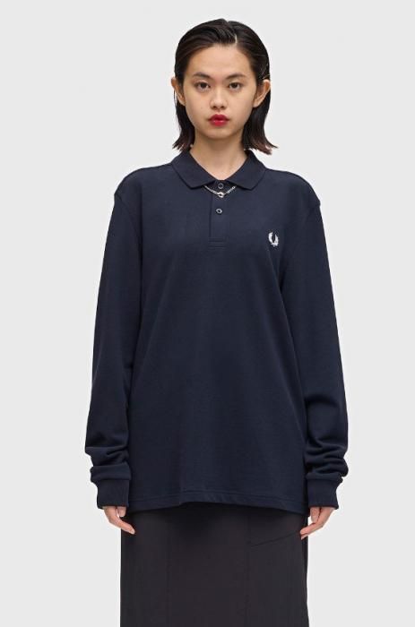 M6006 - Night Green / Marmalade | The Fred Perry Shirt