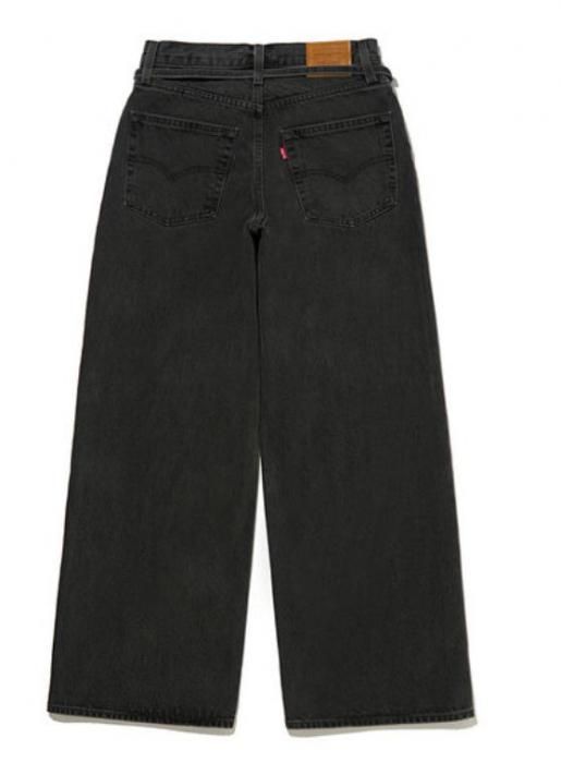 Levi's (リーバイス)XL STRAIGHT ブラック INFLUENTIAL LADY