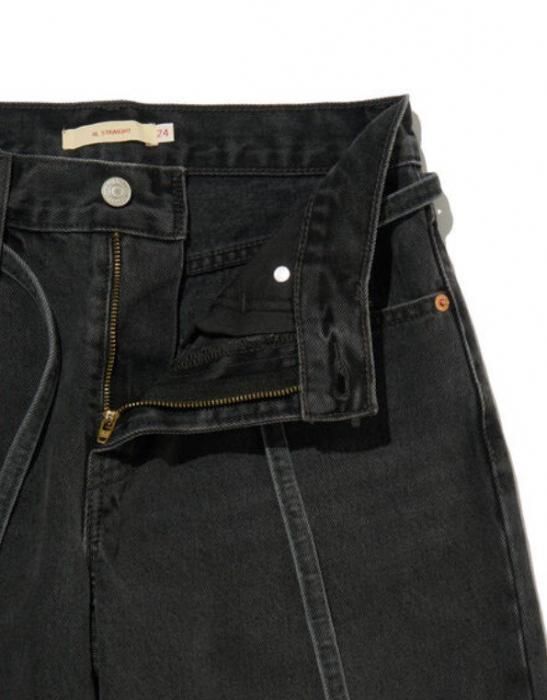 【✨希少】Levi's リーバイス　看板　約65cm x 28cm Levi's (リーバイス)XL STRAIGHT ブラック INFLUENTIAL LADY