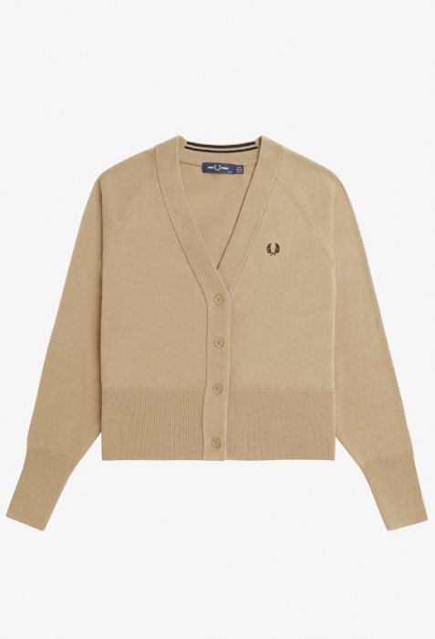 FRED PERRY (եåɥڥ꡼)V-Neck Cardigan WARM STONE