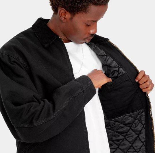 Carhartt カーハート OG DETROIT JACKET Black/Black aged Carhartt カーハート OG DETROIT JACKET Black/Black aged