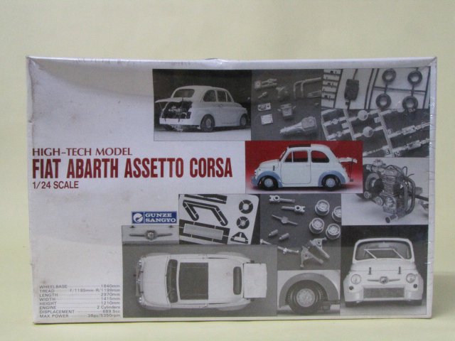  HIGH-TECH MODEL FIAT ABARTH ASETTO CORSA ̤ 1/24